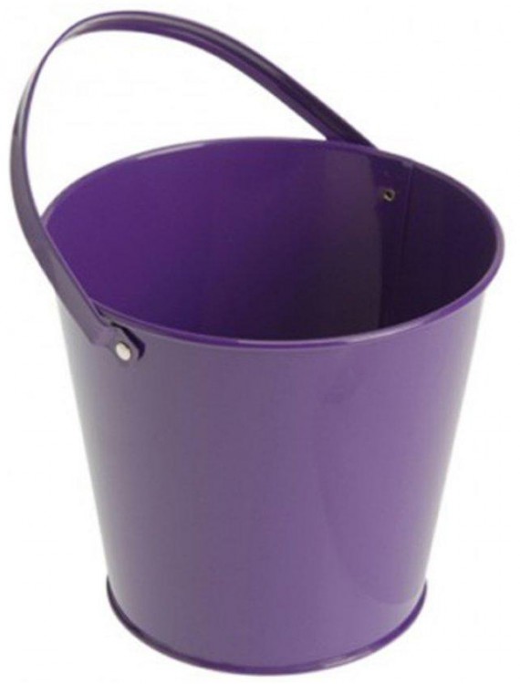 Metal Bucket - Purple