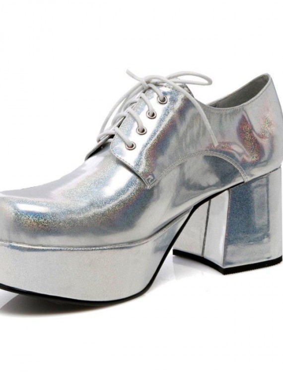 Silver Pimp Adult Shoes