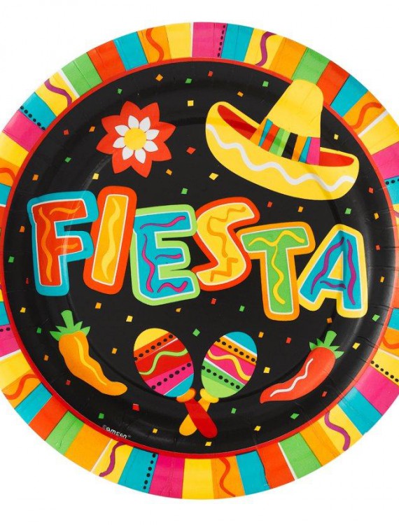 Fiesta Fun Banquet Plates (8 count)