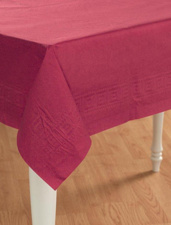 Burgundy Paper Tablecover