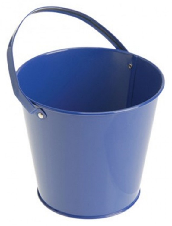 Metal Bucket - Blue