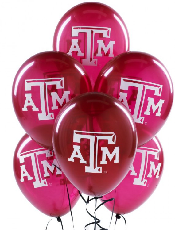 Texas A M Aggies - Latex Balloons (10 count)