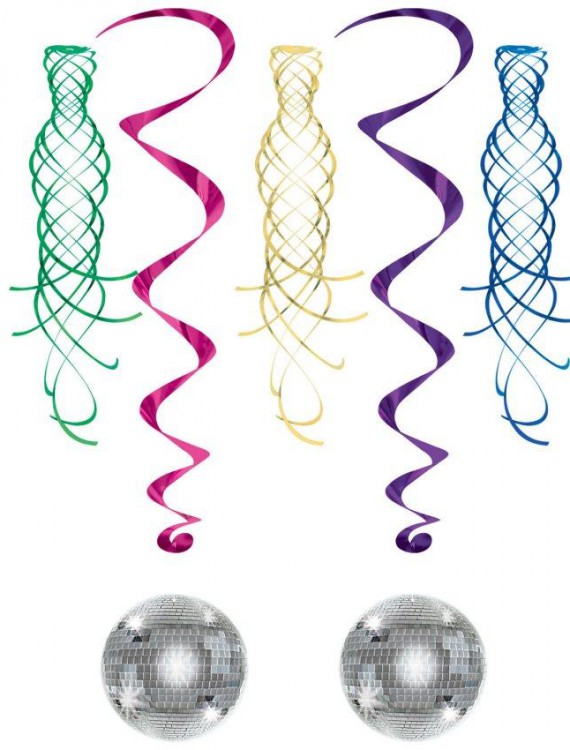 Disco Ball Swirls and Shimmers (5 count)