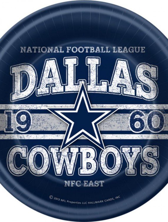 NFL Dallas Cowboys Dinner Plates (8 count)