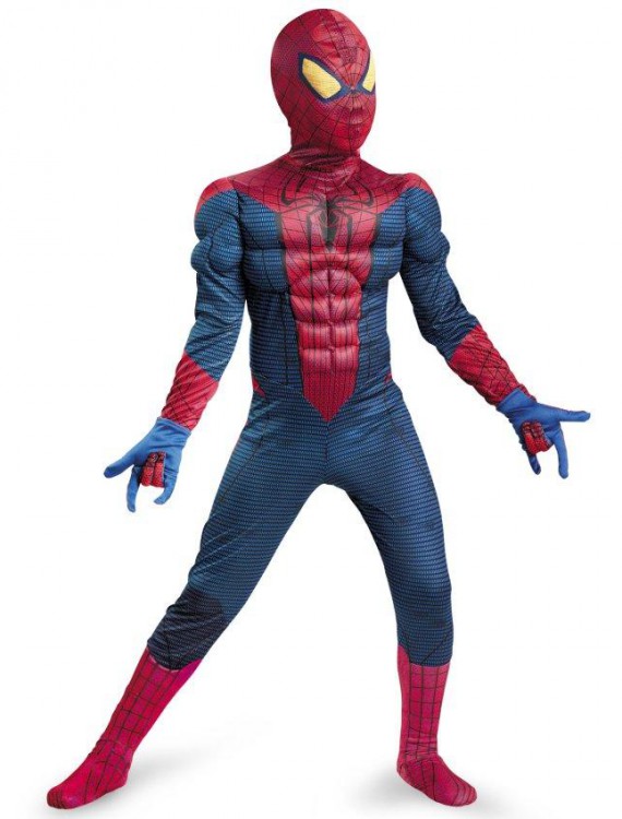 The Amazing Spider-Man Classic Muscle Chest Child Costume