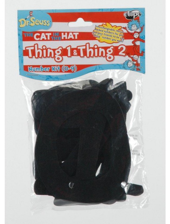Dr. Seuss The Cat in the Hat - Thing 1 and Thing 2 Number Kit