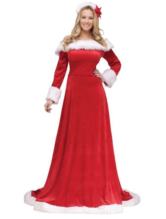 Lady Santa Dress Adult Costume
