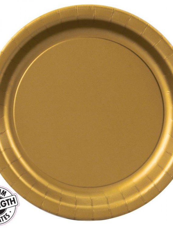 Glittering Gold (Gold) Dinner Plates (24 count)