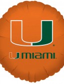 Miami Hurricanes - 18 Foil Balloon