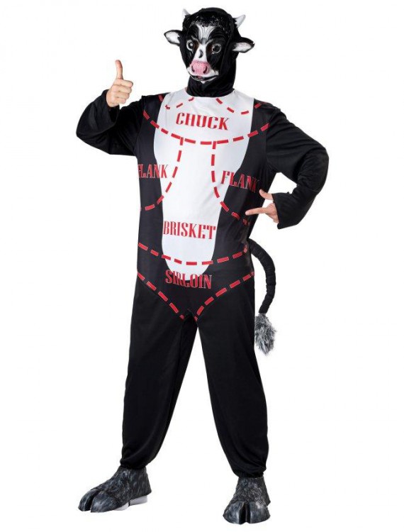 Beef Cuts Cow Adult Costume