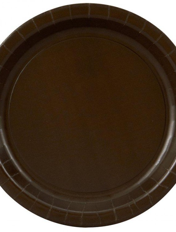 Chocolate Brown (Brown) Dinner Plates (24 count)