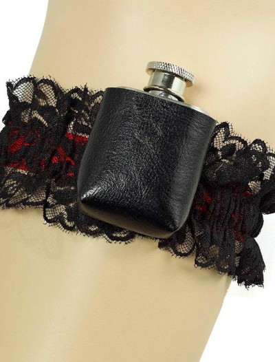 Roaring 20's Deluxe Gangster Adult Garter and Flask