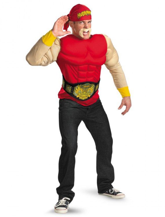 TNA Impact Wrestling Hulk Hogan Muscle Adult Costume