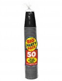 Black Big Party Pack - 16 oz. Plastic Cups (50 count)