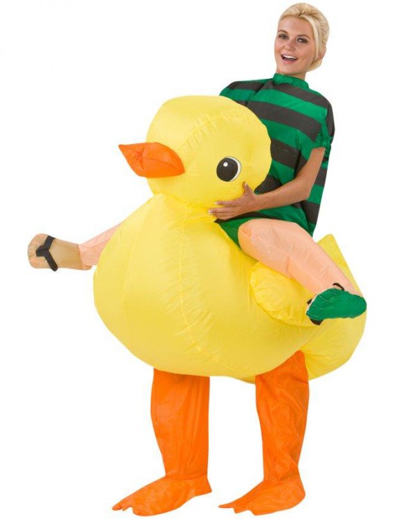 Rubber Duck Rider Inflatable Adult Costume