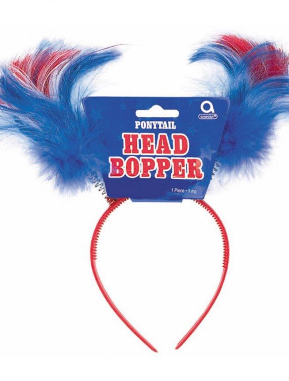 Patriotic Ponytail Head Bopper