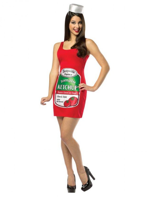 Zestyville Ketchup Adult Tank Dress