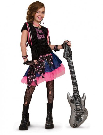 Pink Rock Girl Child Costume