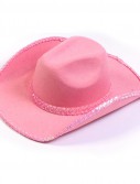 Pink Sequin Cowboy Hat