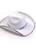 Sequin Cowboy Hat (White)