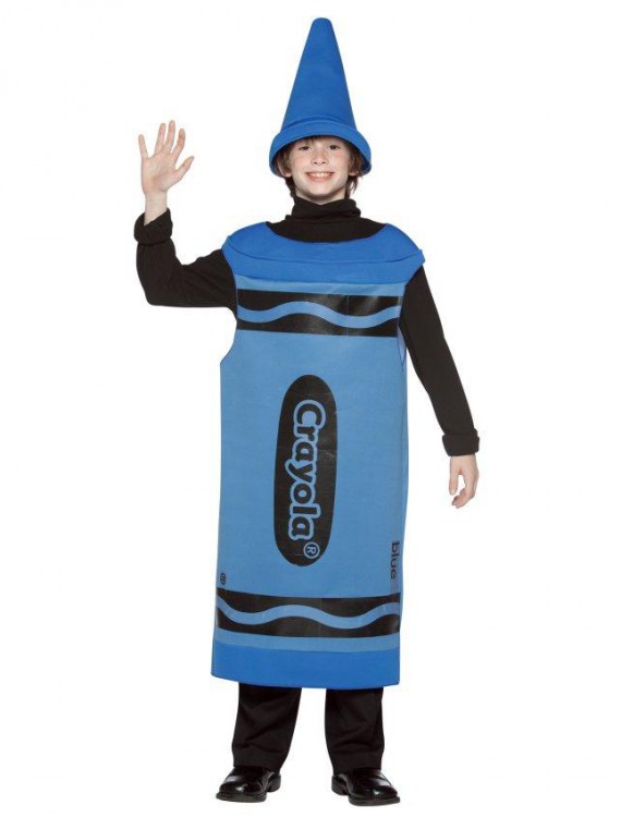 Blue Crayola Crayon Tween Costume
