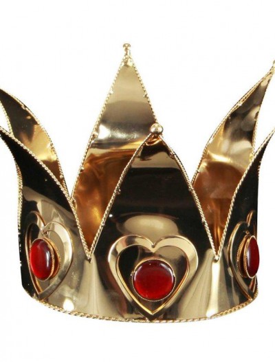 Mini Queen of Hearts Gold Adult Crown