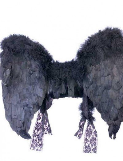 Adult (Black) Feather Angel Wings
