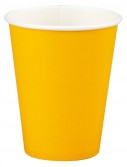 School Bus Yellow (Yellow) 9 oz. Paper Cups (24 count)