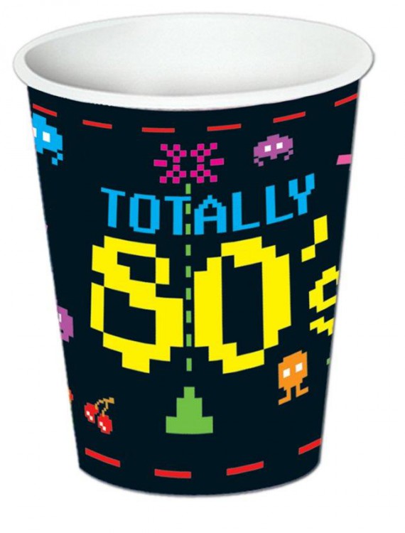Totally 80's - 9 oz. Paper Cups (8 count)