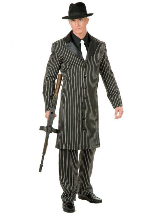 Gangster Suit Long Jacket Adult Costume