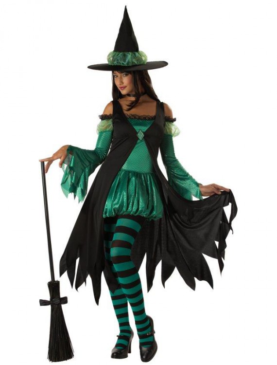 Emerald Witch Teen Costume
