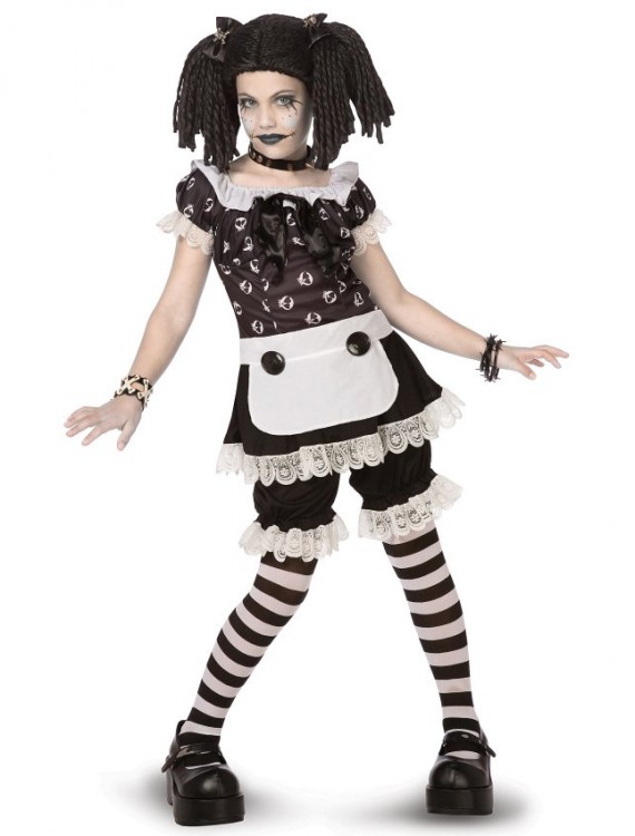 Gothic Rag Doll Child/Tween Costume