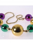 Mardi Gras Extra Large Beaded Necklace