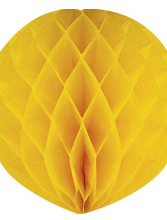 Yellow 12 Honeycomb Ball