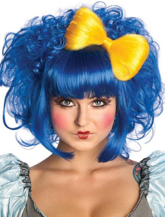 Cutie Doll Blue Adult Wig