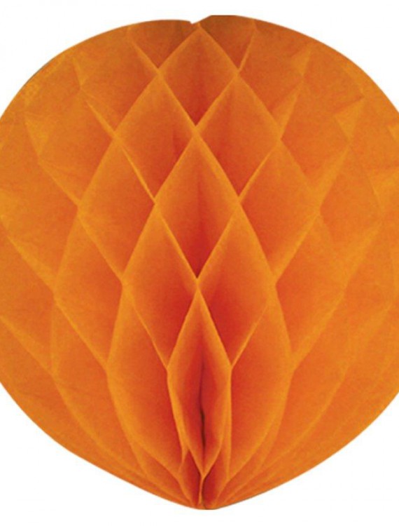 Orange 12 Honeycomb Ball
