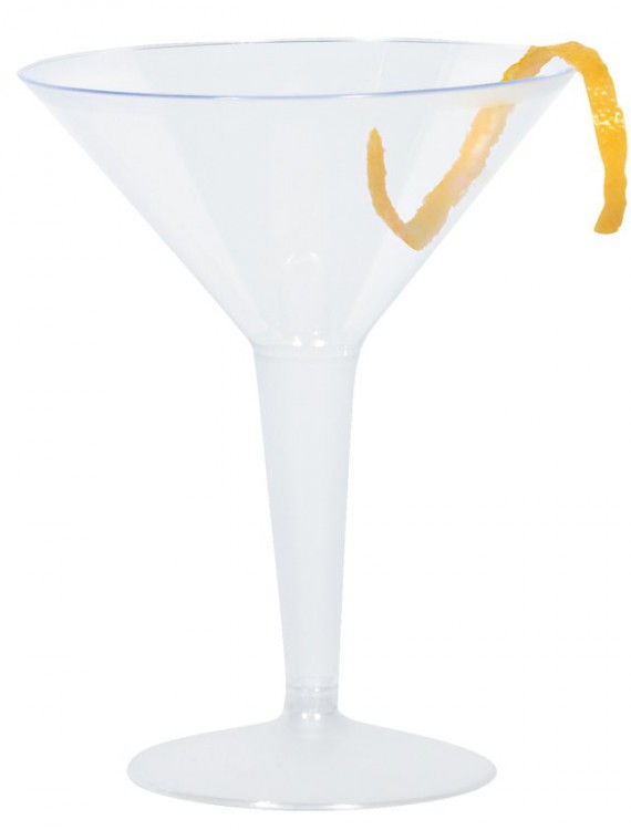 Plastic 8 oz. Martini Glasses (10 count)