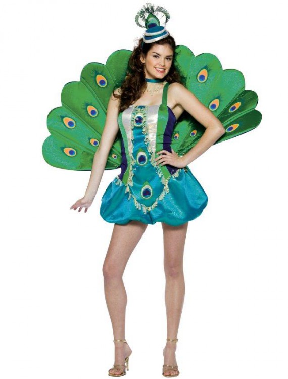 Peacock Gal Teen Costume