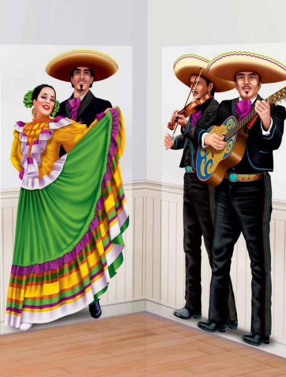 5' Fiesta Dancers Mariachi Add-Ons