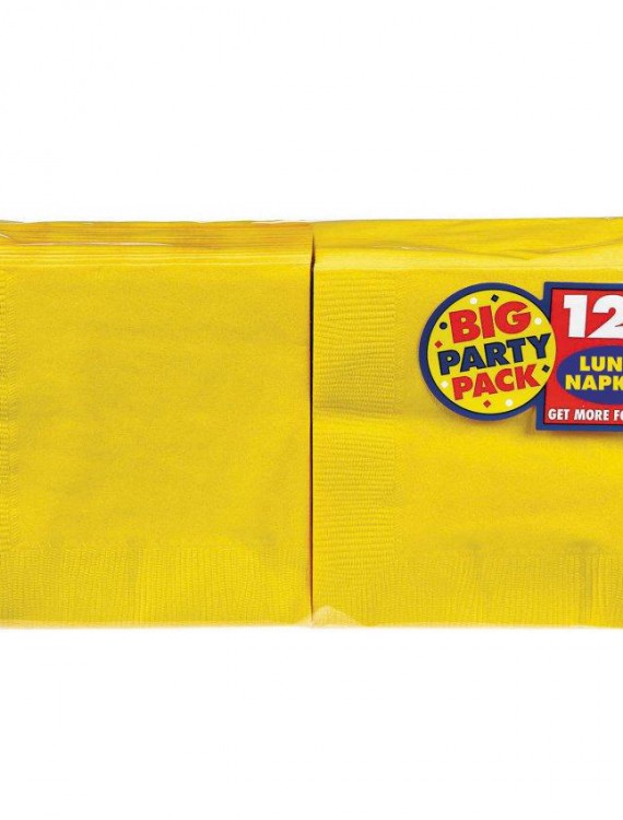 Yellow Sunshine Big Party Pack - Lunch Napkins (125 count)