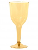 Gold 10 oz. Premium Plastic Wine Glasses (18 count)