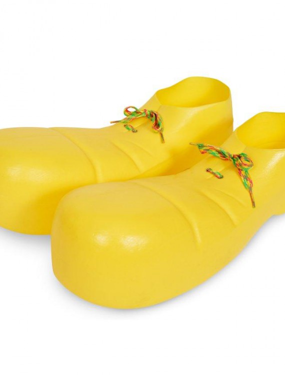 Yellow Plastic Clown Shoes