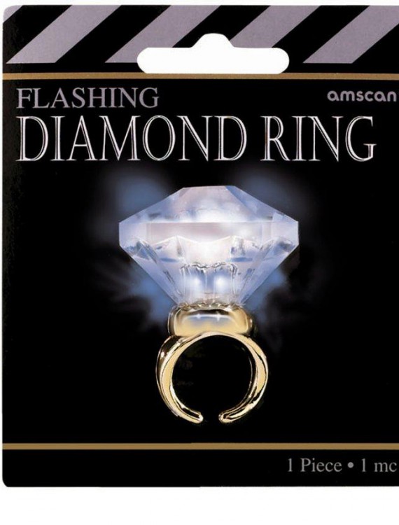 Light Up Faux Diamond Ring