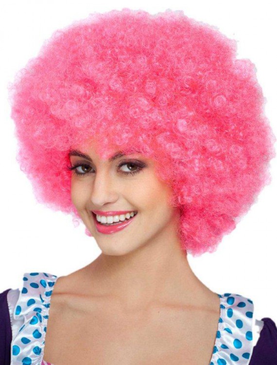 Party Time Hot Pink Afro Wig