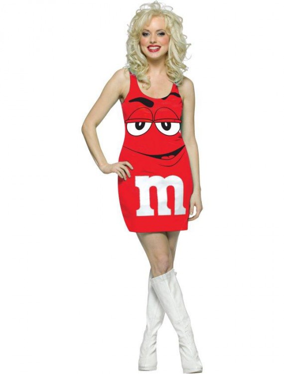 MM Red Tank Dress Adult Costume