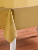 Glittering Gold (Gold) Plastic Tablecover