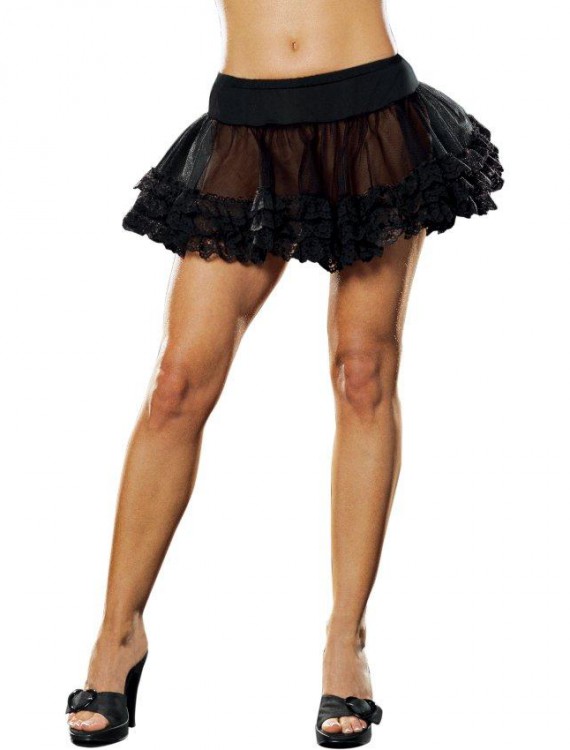 Angel Petticoat (Black) Plus Adult
