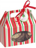 Red Green Stripes - Cookie Boxes (4 count)