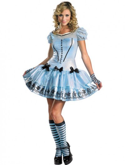 Alice In Wonderland Movie - Sassy Blue Dress Alice Adult Costume
