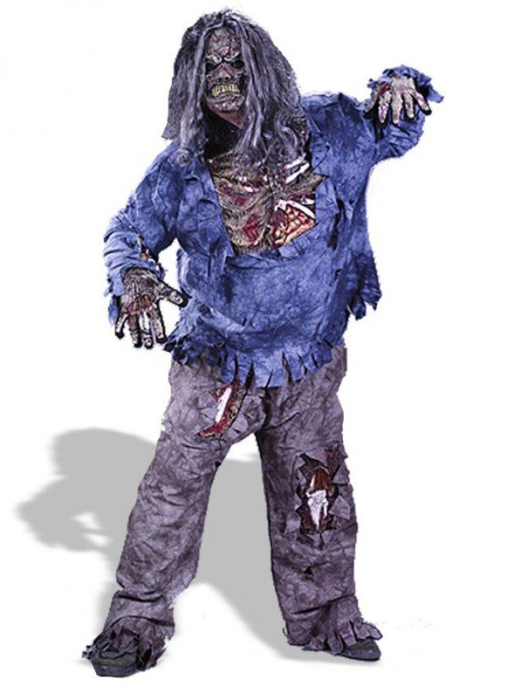 Complete Zombie Adult Plus Costume